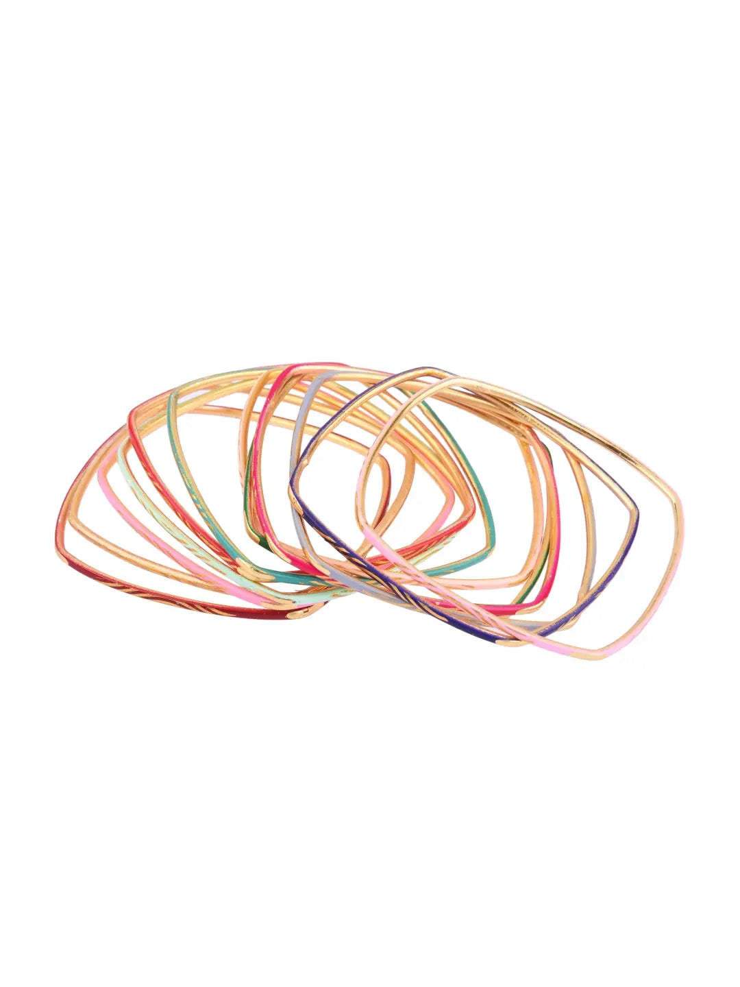 Multicolor Square Bangles